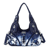 Angel Kiss Vintage Crossbody Bag(14" x 5" x 13") - PU Hobo Tote Satchel, Lightweight Elegant Convertible Shoulder Bag, Stylish Women's Commuter Accessory, Ideal for Summer Daily Use & Mother's Day Gifts, Stylish Crossbody Bags, Convertible Shoulder Bags
