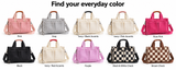 WeeNOD Everyday Corduroy Tote Bag with Front Pockets & Adjustable Strap