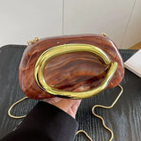 Women's Elegant Chain Strap Evening Bag, ExquisiteTrendy Clutch Bag, Clutch Purse, Fashionable Bag for Party Decoration，Christmas Gift, Valentine's Day Gift, Ideal Gift, Evening Chain Purses - image 19