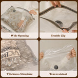 VACBIRD X7 Cordless Travel Vacuum Bag Set with Rechargeable Pump – 9/12/15/20/24 Pack