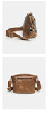 WeeNOD-L Vintage Checkerboard Bucket Crossbody Bag