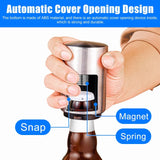 STARLIGHT- 2 Pcs Automatic Beer Soda Bottle Opener Stainless Steel Push Down Cap Bar Party