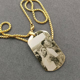 Personalized Photo and Text Dog Tag Necklace - image 23