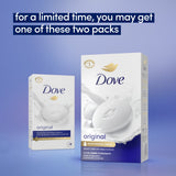 (2 pack) Dove Beauty Bar Women's Bath Soap Original, 3.75 oz 8 Bars