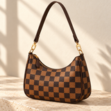 KKXIU Retro Hobo Shoulder Bag for Women - PU Leather Underarm Purse