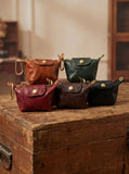 WeeNOD-L Top-Grain Leather Coin Purse with Clip