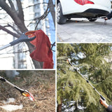 43" Extra Long Reacher Grabber Tool - Foldable, Rotating Jaw with Magnets, 4" Wide Claw, Heavy Duty Durable Gardening Pickup Tool for Elderly, Durable Gardening Tool