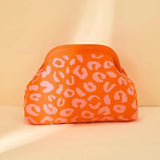 Women's Clip-Top Crossbody Purse – Lightweight Striped, Diamond & Dot Pattern Handbag