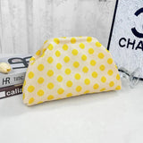 Women's Clip-Top Crossbody Purse – Lightweight Striped, Diamond & Dot Pattern Handbag