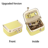 RoyalBagger Genuine Leather Mini Coin Purse - Kiss Lock Change Pouch