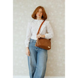 Alice vegan leather crossbody bag - Cloud