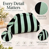 Women’s Striped Knit Cosmetic Bag - image 5