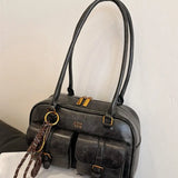 Fashionable and avant-garde women's shoulder bags, Fashion Shoulder Style, for autumn and winter 2026, personalized and niche women's bags, elegant and exquisite women's shoulder bags, suitable for shopping, dating, parties, commuting to work, etc - image