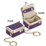 RoyalBagger Genuine Leather Mini Coin Purse - Kiss Lock Change Pouch