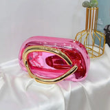 Women's Elegant Chain Strap Evening Bag, ExquisiteTrendy Clutch Bag, Clutch Purse, Fashionable Bag for Party Decoration，Christmas Gift, Valentine's Day Gift, Ideal Gift, Evening Chain Purses - image 14