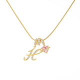 Adjustable Personalized Name Letter Necklace - image 38
