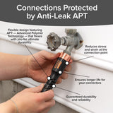 Copper Bullet by Pocket Hose, 3/4" x 50 ft Expandable Garden Hose with Thumb Spray Nozzle