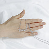 Pavé Script Personalized Name Necklace - image 2
