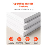 KFFKFF 5-Tier Rotating Shoe Rack Tower, 360° Spinning Organizer, Freestanding Round Carousel Storage for Shoes, Ideal for Bedroom, Living Room, Entryway, Closet, White
