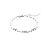 Women's Engraved Multi-Name Bracelet - image 7
