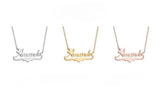 Unisex Double-Layer Heart Name Necklace - image 20