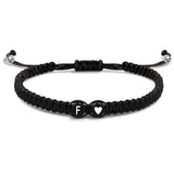 Adjustable Initial Heart Charm Bracelet - image 16