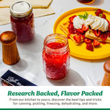 (2 pack) Ball 16 oz Mason Jars Regular Mouth 12pk, Pint Canning Jars with Lids and Rings, Bulk Ball Jars for Canning Jam, Jelly, Tomato Sauce, and Preserves