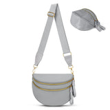 CHERUBEL Crossbody Bag for Women, Casual Plaid Nylon Bum Bag with Detachable Strap and Coin Purse, Large Capacity Sling for Travel, Casual Waist Bag, Birthday
