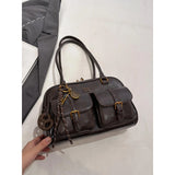 Fashionable and avant-garde women's shoulder bags, Fashion Shoulder Style, for autumn and winter 2026, personalized and niche women's bags, elegant and exquisite women's shoulder bags, suitable for shopping, dating, parties, commuting to work, etc - image