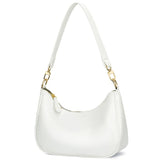 KKXIU Retro Hobo Shoulder Bag - White