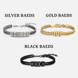 Father's Multi-Name Bead Bracelet - image 13