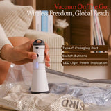VACBIRD X7 Cordless Travel Vacuum Bag Set with Rechargeable Pump – 9/12/15/20/24 Pack