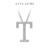 Moissanite A–Z Initial Pendant Necklace - image 30