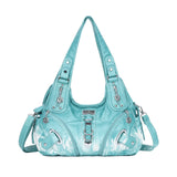 Angel Kiss Vintage Crossbody Bag(14" x 5" x 13") - PU Hobo Tote Satchel, Lightweight Elegant Convertible Shoulder Bag, Stylish Women's Commuter Accessory, Ideal for Summer Daily Use & Mother's Day Gifts, Stylish Crossbody Bags, Convertible Shoulder Bags