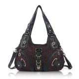 Angel Kiss Vintage Crossbody Bag(14" x 5" x 13") - PU Hobo Tote Satchel, Lightweight Elegant Convertible Shoulder Bag, Stylish Women's Commuter Accessory, Ideal for Summer Daily Use & Mother's Day Gifts, Stylish Crossbody Bags, Convertible Shoulder Bags