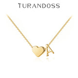 Tiny Heart A–Z Initial Necklace - image 10
