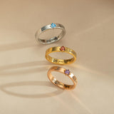 Personalized Name and Birthstone Ring - image 16