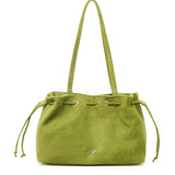 【Black Friday】Autumn and winter casual retro exquisite drawstring closure tote bag, fashionable and versatile large capacity shoulder bag, suitable for dates, parties and daily social occasions - image 3