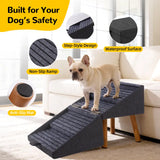 17-Inch Dog Ramp Stairs Ottoman for Senior Dogs