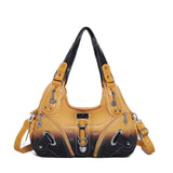 Angel Kiss Vintage Crossbody Bag(14" x 5" x 13") - PU Hobo Tote Satchel, Lightweight Elegant Convertible Shoulder Bag, Stylish Women's Commuter Accessory, Ideal for Summer Daily Use & Mother's Day Gifts, Stylish Crossbody Bags, Convertible Shoulder Bags