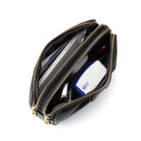 Elegant Dual-Zip RFID Wristlet Clutch Wallet – Large Capacity