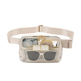 Original 50" Long Strap Crossbody Bag (0140) - Clear beige
