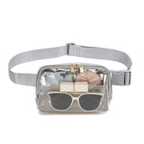 Original 50" Long Strap Crossbody Bag (0140) - Clear Gray