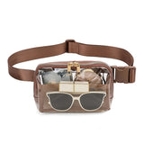 Original 50" Long Strap Crossbody Bag (0140) - Clear Brown