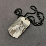 Personalized Photo and Text Dog Tag Necklace - image 26