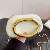 Women's Elegant Chain Strap Evening Bag, ExquisiteTrendy Clutch Bag, Clutch Purse, Fashionable Bag for Party Decoration，Christmas Gift, Valentine's Day Gift, Ideal Gift, Evening Chain Purses - image 20