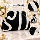 Striped Knit Cosmetic Pouch - image 6