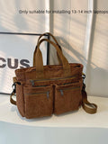 Coffee brown tote bag
