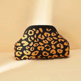 Women's Striped Knit Cosmetic Bag – Large Capacity Makeup Pouch & Travel Toiletry Organizer