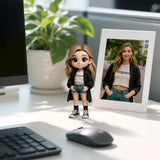 Personalized 3D Poseable Doll from Photo | Custom Toy Gift for Women